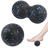 Faszienball Set, 2er Set Massagebälle, Trigger Point Release Lacrosse Ball, Faszienball für...