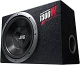 JVC CS-BW 120 Auto-Subwoofer, Schwarz