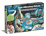 Clementoni Galileo Lab Mein Mikroskop Deluxe - Experimentierkasten mit echtem Mikroskop &...