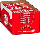 Nestlé KitKat Classic Schokoriegel, Knusper-Riegel mit Milchschokolade & knuspriger Waffel, 24er...