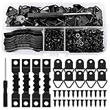 251 Stück Bildaufhänger Bilderhaken Bild Aufhänger für Bilder Haken Wand für Bilderrahmen...