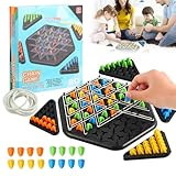 Geometrisches Schachspiel mit Gummibändern, Knot Logic Spiel für 2-4 Personen,...
