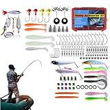 Köderset mit Etui, Komplettset, geeignet für Süßwasser im See und Teich