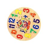 VICASKY 1 Set Clownuhr Kinder Aufklärungsspielzeug Uhr Design Spielzeug Kreatives Uhrspielzeug...