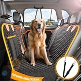 DZKKIUR Hundedecke Auto Rückbank Kratzfest 135x148CM,Hundesitz Auto Rückbank Wasserdicht...