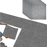 20 Stück Teppichfliesen Selbstklebend, Auslegware Teppichboden 30 x 30 cm, Teppich zum Zuschneiden,...