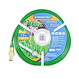 GRÜNTEK Schlauch-Regner, Sprühschlauch, Rasensprenger Gartenschlauch 7,5 m, Beregnungsfläche 4-5...