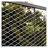 VXHCS 304 Edelstahl-Seilnetz, Flexibles Seil-Geländer-Netz, 5cm/1.5mm Sicherheitsnetz für Balkon...