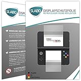 Slabo 2 x Displayschutzfolie kompatibel mit New Nintendo 3DS Displayschutz Schutzfolie Folie No...