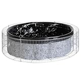 bellissa ‎‎– Gabionen-Hochteich Bausatz mit 490 L Füllvolumen rund 146x146x40 cm – Garten...