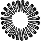 YISCOKO Haarspangen für Damen, schwarz, Metall-Haarspangen, 5,1 cm, Haarspangen,...