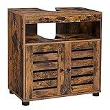 VASAGLE Waschbeckenunterschrank, Badschrank, 60 x 30 x 63 cm, Badezimmerschrank,...