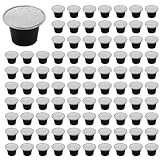 ClAZTyict 150 Sets NachfüLlbare Kaffeekapseln Tasse Einweg-Kaffeekapseln Verpackung Cafe Supplies...