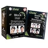 Instant-Haarfärbemittel Shampoo Black Hair Coloring, 25ml x 10 Beutel, letzte 4 Wochen