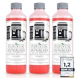 PURIVITA - Universal Entkalker Kaffeevollautomat (3x 750ml) Entkalker Kaffeemaschine für ALLE...