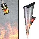 FireMat Silk-A Edition (18x18cm) Die feuerfeste Brandschutz- und Sicherheitsunterlage für Gewerbe...