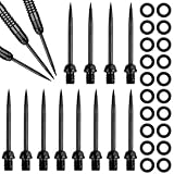 Steeldart Spitzen, 12 STK Dartspitzen Steel Stahlspitzen mit Gewinde, Metallspitze Steel Dartpfeile...