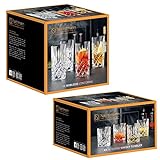Spiegelau & Nachtmann Nobelesse Set 4X Whiskybecher + 4X Longdrink Gläser, 40037622, Transparent