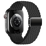 Geflochten Armband Kompatibel mit Apple Watch Armband 44mm 45mm 46mm 49mm 42mm für Damen Herren,...