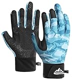 SUJAYU Angelhandschuhe für Herren und Damen, rutschfeste und atmungsaktive UPF-Kajakhandschuhe,...