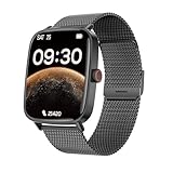 TOOBUR Smartwatch mit Telefonfunktion, Smartwatch Kompatibles Android und iOS Telefon，Fitnessuhr...