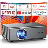 4K Smart Beamer mit integrierter Netflix-App, Kinoähnlichem Sound & HDR | KOGATA Auto-Fokus, 6D...