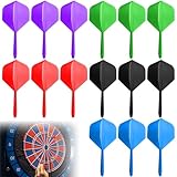 Acboor Integrated Dartflüge und Schächte, 2BA- Gewinde Dartpfeil Flights, 15 Stück Dart Schäfte,...