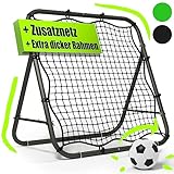 BENTSON Rebounder für Fußball Kinder und Profis I Inkl. Ersatznetz I Robuster Rahmen I Auch für...