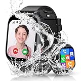 Smartwatch Kinder, 4G Kinder Smartwatch mit GPS und Telefon, Wasserdicht Smart Watch Kinder mit...