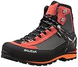 Salewa MS Crow Gore-TEX Herren Trekking- & Wanderstiefel, Schwarz (Black/Papavero), 44 EU