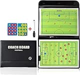 CREADY Taktiktafel Fußball, Taktikboard Fussball, Trainermappe Fußball Taktikmappe Fußball mit...