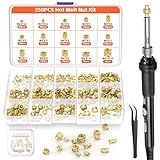 Preciva Gewindeeinsätze Lötspitzen Set, 6tlg. Lötspitzen für Gewindeeinsatz + 350tlg....