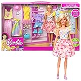 Barbie XXL Fashion Mode Spiel-Set Mattel | Puppe und Kleidung, Blau,grüne,grüner, GFB83