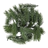 Ideen mit Herz Deko-Tannenzweige | grün | 8 cm lang | 38 Stück | künstliche Tannenzweige |...