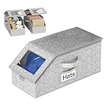 Baseballkappen Aufbewahrung Lösung - Stapelbox Hut Organizer, Platzoptimierte Lagerung |...