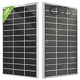 ECO-WORTHY Bifacial Solarpanel 120W 18V, Monokristallin Solarmodul für 12V Batterien, Photovoltaik,...