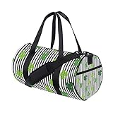 WowPrint Sporttasche mit Kleeblatt-Streifen, wasserdicht, Handtasche, Yogatasche, Schultertasche,...