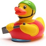 DUCKSHOP I Badeente Ruderboot I Quietscheente Kajak I L: 9,5 cm I inkl....