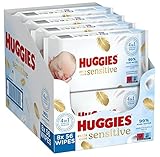 Huggies Pure Extra Care Sensitive Baby-Feuchttücher, Für den ganzen Körper, 99 % reines Wasser,...