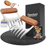 Rawford Pulled Pork Krallen – LFGB-geprüfte (TÜV) Meat Claws aus Edelstahl – ergonomischer...