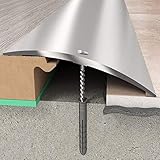 PROVISTON Übergangsprofil mit höhenausgleich | 70 x 930 mm | aus Aluminium | Metallprofil |...