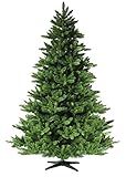 RS Trade® HXT 19001 150 cm künstlicher PVC Weihnachtsbaum (Ø ca. 105 cm) mit 872 Spitzen und...