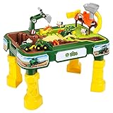 Theo Klein 3948 John Deere Farm Sand-Spieltisch, Wasser-Spieltisch I Mit Bauernhof-Tieren und...
