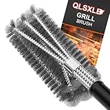 QLSXLB Grillbürste, Edelstahl Bürste Grill, Grillrost Bürste, Grill Reinigungsbürste Langer...