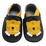 Bemesu Weiche Sohle Leder Babyschuhe Lauflernschuhe Krabbelschuhe Kleinkind Kinderschuhe Hausschuhe...