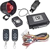 JOM Car Parts & Car Hifi GmbH 7106 Alarmanlage, universal mit Funkfernbedienung und ZV-Ansteuerung,...