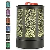 Elektrische Duftlampe, Elektrische Wachsschmelzbrenner Aroma Diffuser Elektrisch Teelicht Duftöl...