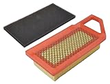 191x82x32mm Luftfilter kompatibel mit Stiga Rasentraktor GGP Motor 118550321/0 1134-9163-01