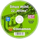 NEIF Software DVD mit Mint 22 'Wilma' Cinnamon Betriebssystem basierend auf Linux