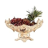 YIORYO Keramikschale mit Fuß, Obstschalenhalter, Dessert-Präsentationsständer, Lebensmittelteller...